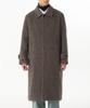 Musinsa Standard Hairy Alpaca Blend Oversized Balmacaan Coat [Brown]