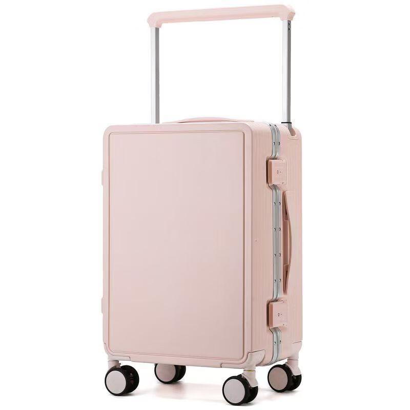 Lishen Aluminum Frame Double-Compartment Carry-on Suitcase 20 inch