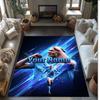 Erling Haaland Printed Crystal Velvet Rug Non‑Slip Crystal Velvet Carpet For Sofa Bedroom Indoor Home Decoration