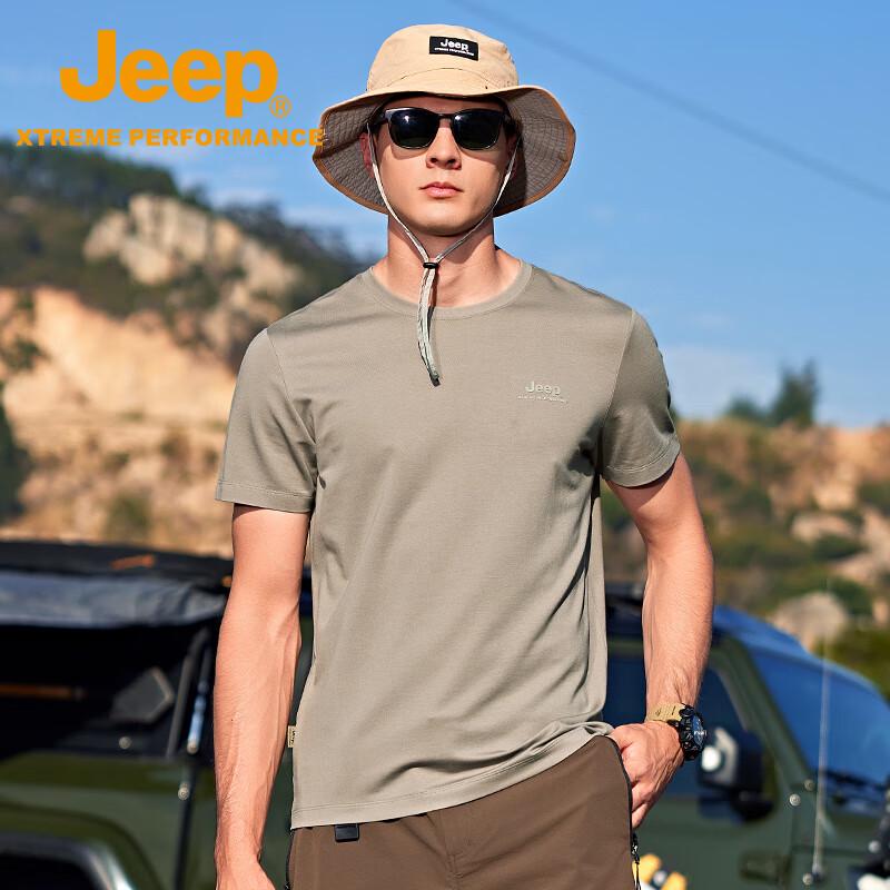 Jeep Men s Round Neck Short Sleeve T-Shirt 2XL