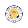 Cute Yellow Duck Enamel Pins Creative Cartoon Animal Lapel Brooch Badge Backpack Clothing Hat Accessories For Kids Gift