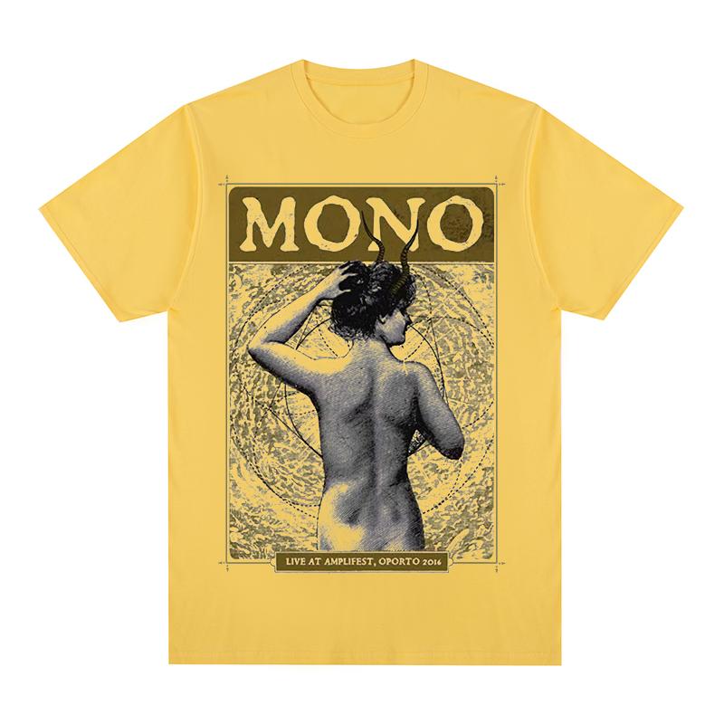 MONO Band Niche Music Festival Vintage Tshirt Japanese Postrock Cotton Unisex T Shirt New TEE TSHIRT Womens Tops