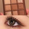 Nine-color Mocha Chocolate Eyeshadow Nine Palace of Milk Tea Orange Brown Beginner Pearl Matte Large Floor Color Makeup Palette Eyeshadow Palette