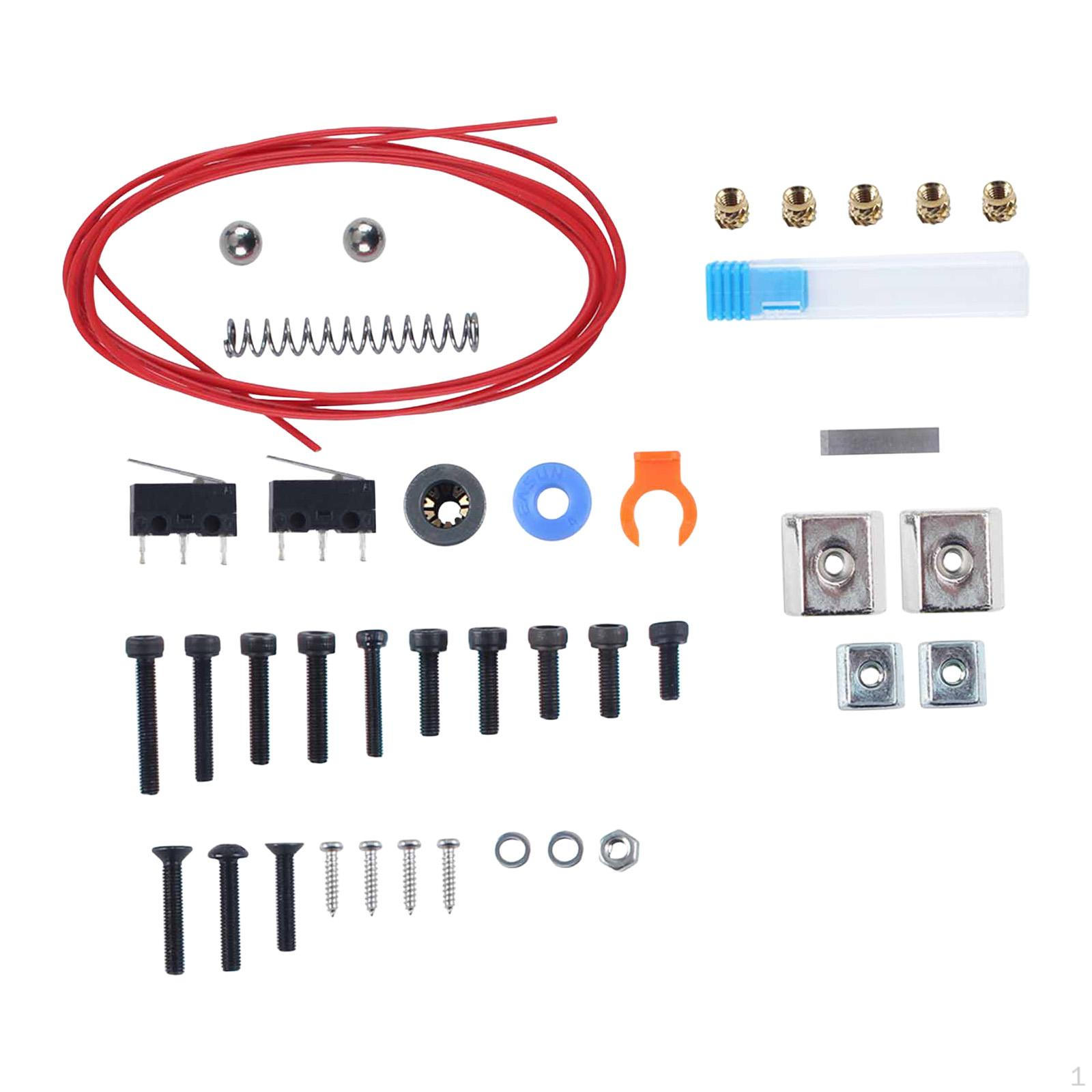 

3D Printer Accessories,Upgraded Component High Performance Repair Extruder Head Kit Filament Cutting