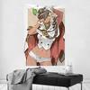 Ramlethal Valentine Wandteppich Raumdekoration Wandtuch Party Hängender Hintergrund Raumdekoration Babyzimmer
