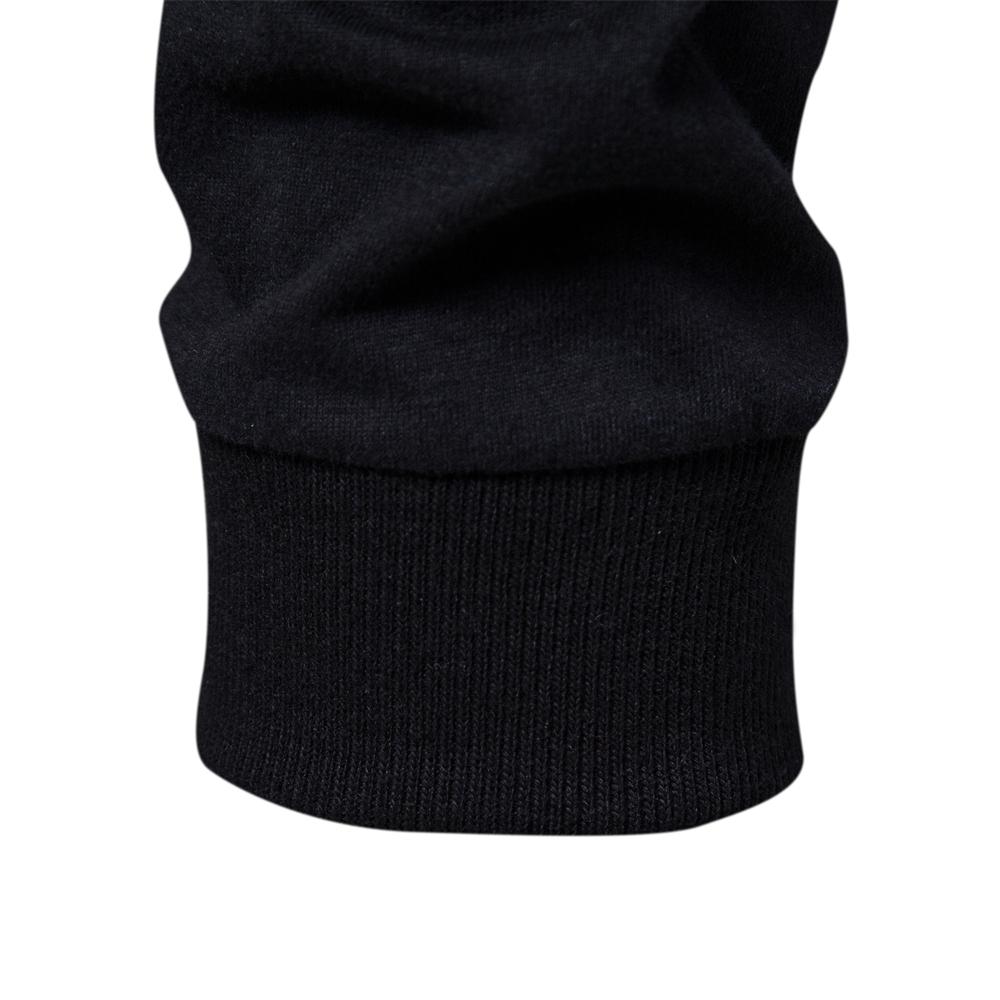 TrendHub Pánská trička 100% bavlna Dlouhý rukáv O-výstřih Patchworková Ležérní trička pro muže Nová designová trička Pánské oblečení