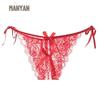 Seductive Japanese Lace Open Crotch Panties Set