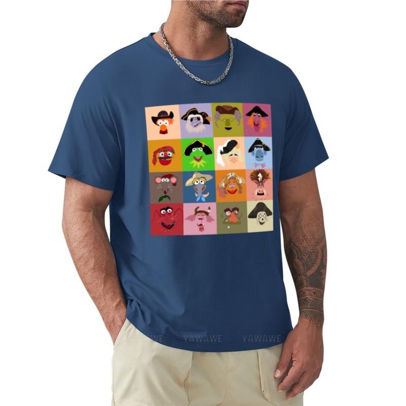 Treasure Island Pirates Tshirt Anime Tshirt Aesthetic Clothes O Neck Shirt Unisexs Graphic Tshirts Hip Hop