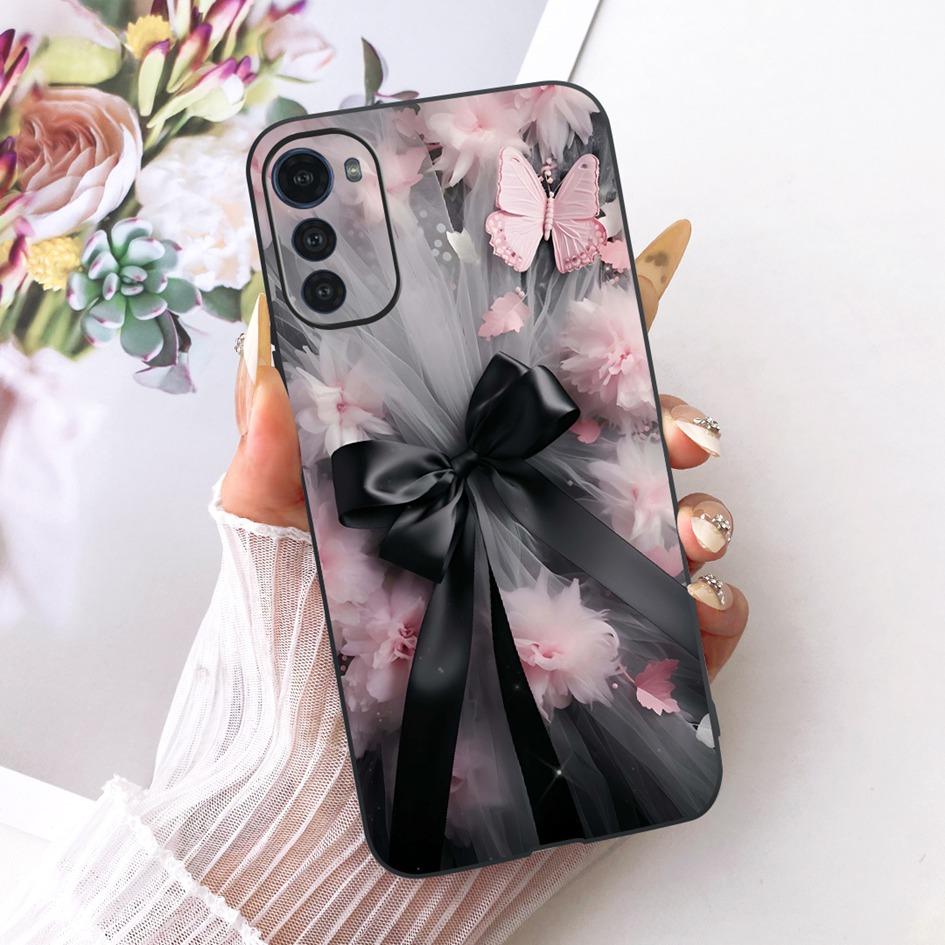 Silicone Case For Motorola Moto E32 E32s Cover Fashion Cartoon Dragon Painted Fundas Soft TPU Bumper For MotoE32 MotoE32s Casing