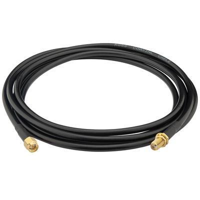 Leeyovk RG58 SMA Male To SMA Female Extension 2M SMA RF Coaxial Cable Low Flexible Design RF Jumper Coaxial Cable for CB RF Devices for Cable, Loss,