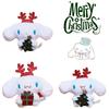 Christmas Plush Pendant Keychain Soft Durable Festive