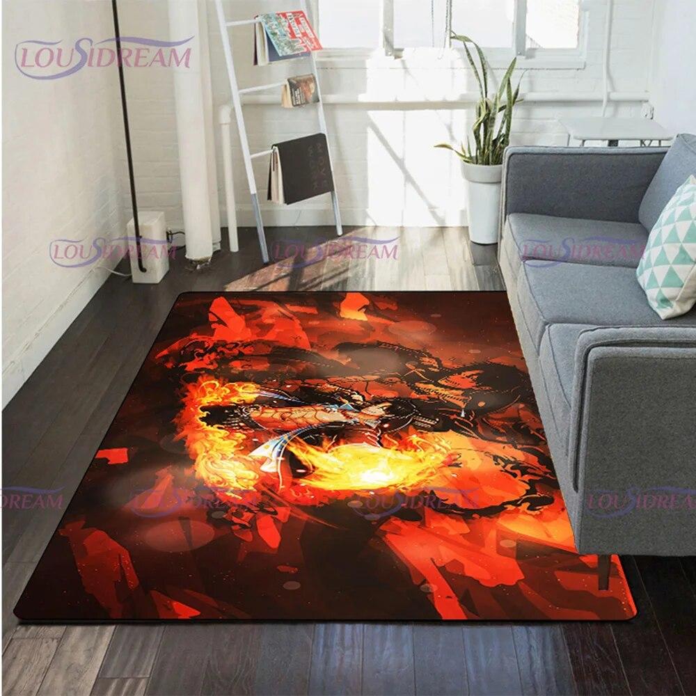 Japanese Pop Anime Carpet for Living Room Rugs Soft Floor Cartoon Rugs Bathroom Rug Home Bedroom Decor Fans Gift
