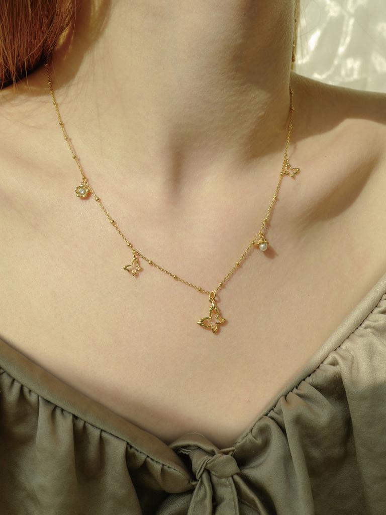 Fiore Tinkle Fleur Wing Necklace