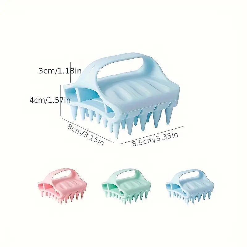 New Shampoo Artifact Silicone Shampoo Comb Scalp Massage Head Special Shampoo Cleaning Bathroom Shampoo Comb