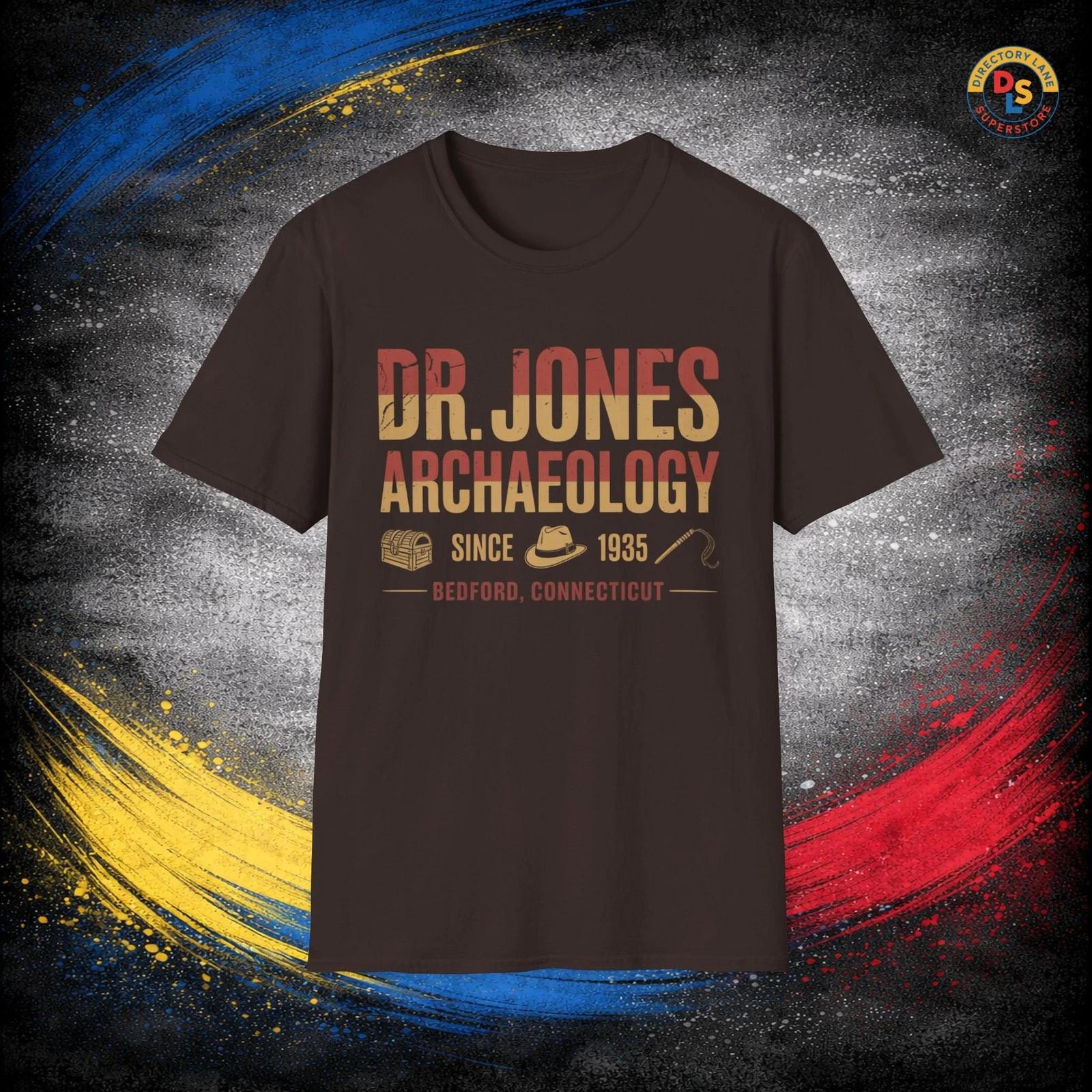 

Dr Jones Archaeology T-Shirt Indiana Jones Movie Unisex Softstyle Tee XL