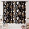 Red White Striped Curtains Vertical Stripe Geometric Modern Chic Style Curtain Bedroom Living Farmhouse Made Of Polyester Window Treatment