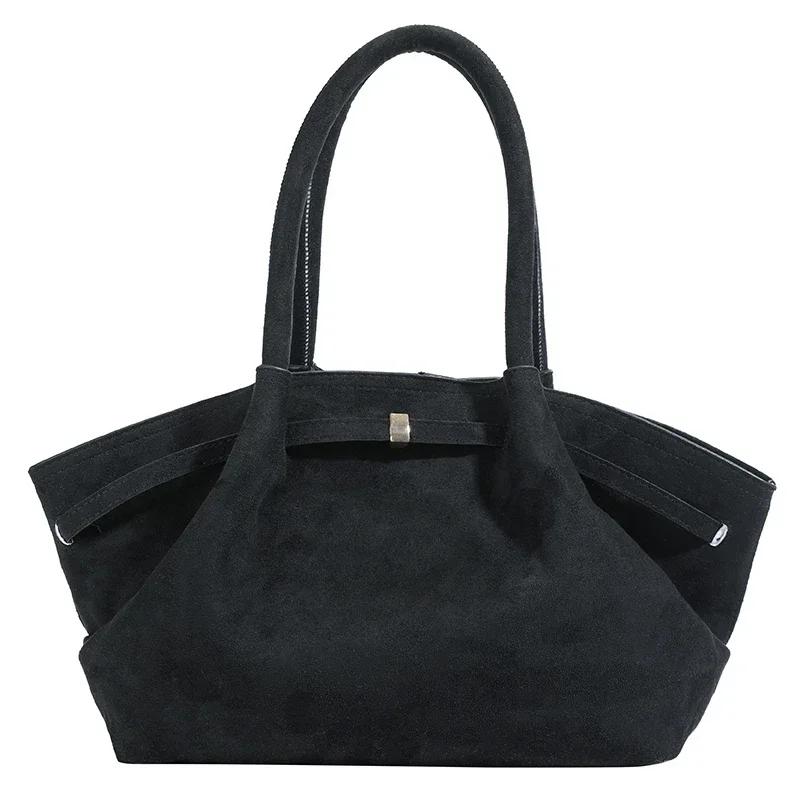 

Large Capacity Fashi Tote Bag Trend Commute Underarm Women s Bag 2026 High Quality Ccise Versatile Women s Shoulder Bags чёрный