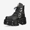 Fashion Brand Fashion Women's Platform Couple Ankle Boots men Retro Punk Style High Heels Metal Decoration Design Y2k Gothic Shoes