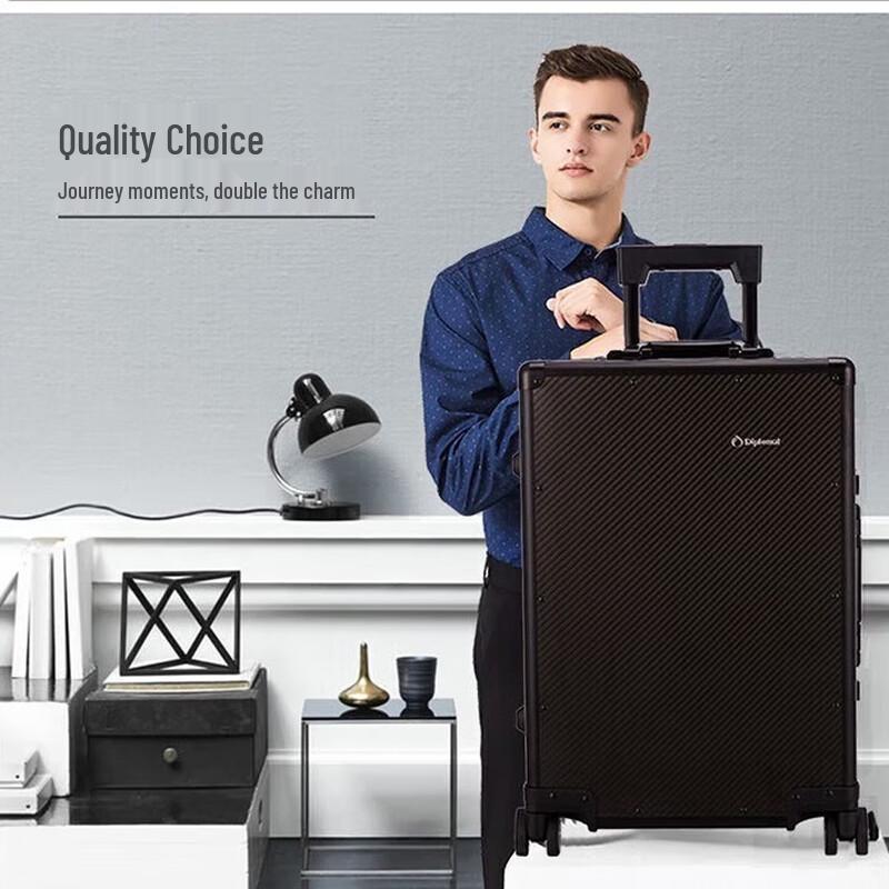 

Diplomat 20-inch Carbon Fiber Carry-On Luggage