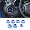 7x Синій Кільце-Накладка На Кнопку Фари Повітроводу Для Chevrolet Camaro 17+