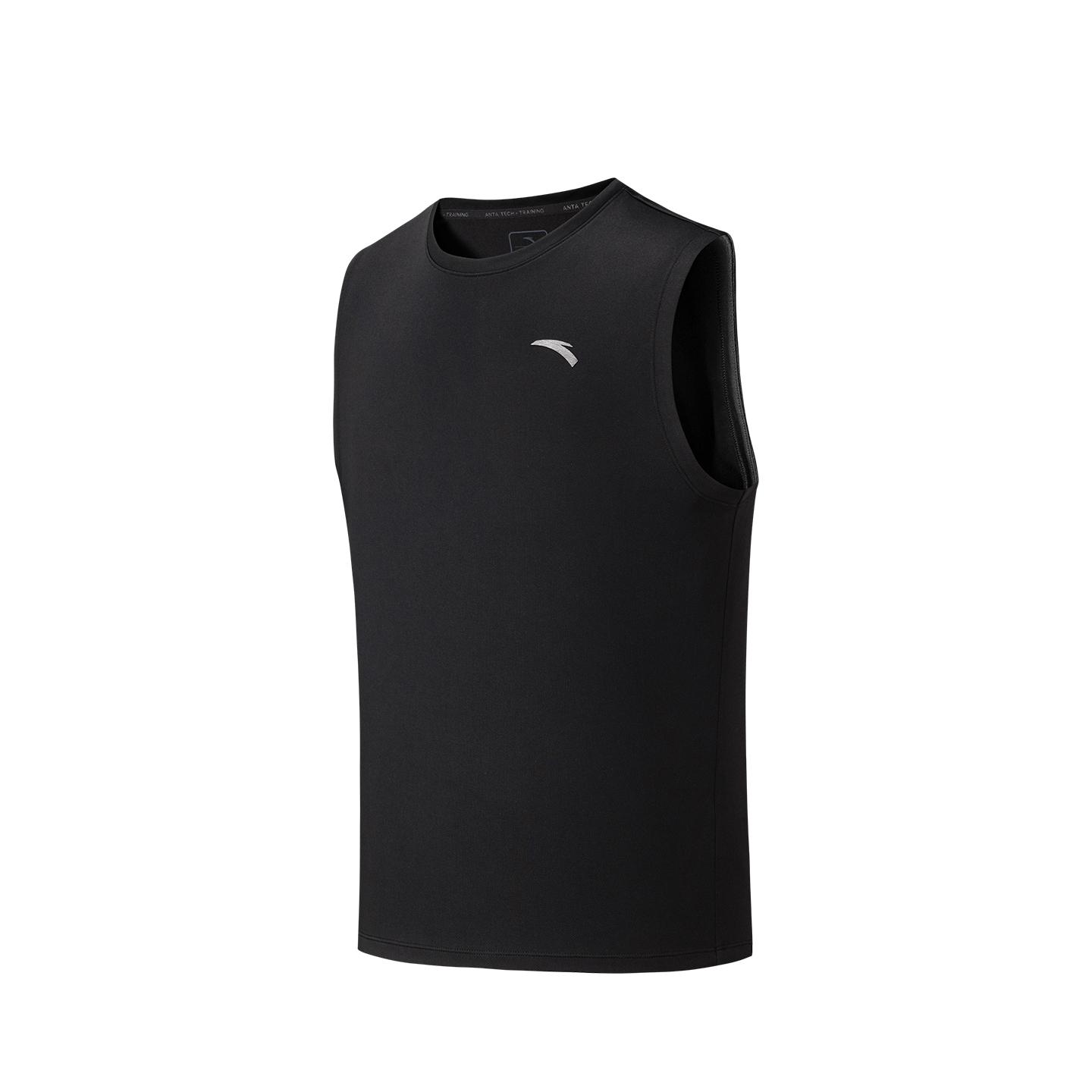 Anta Training Series Knitted Vest Summer 2026 Men tops Basic-Black 952627119-4 M