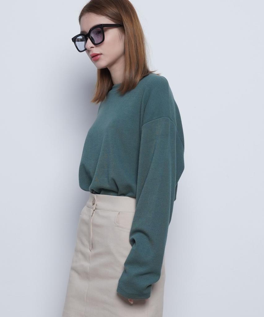 THE-ABON W422 Bell Sleeve Tee White