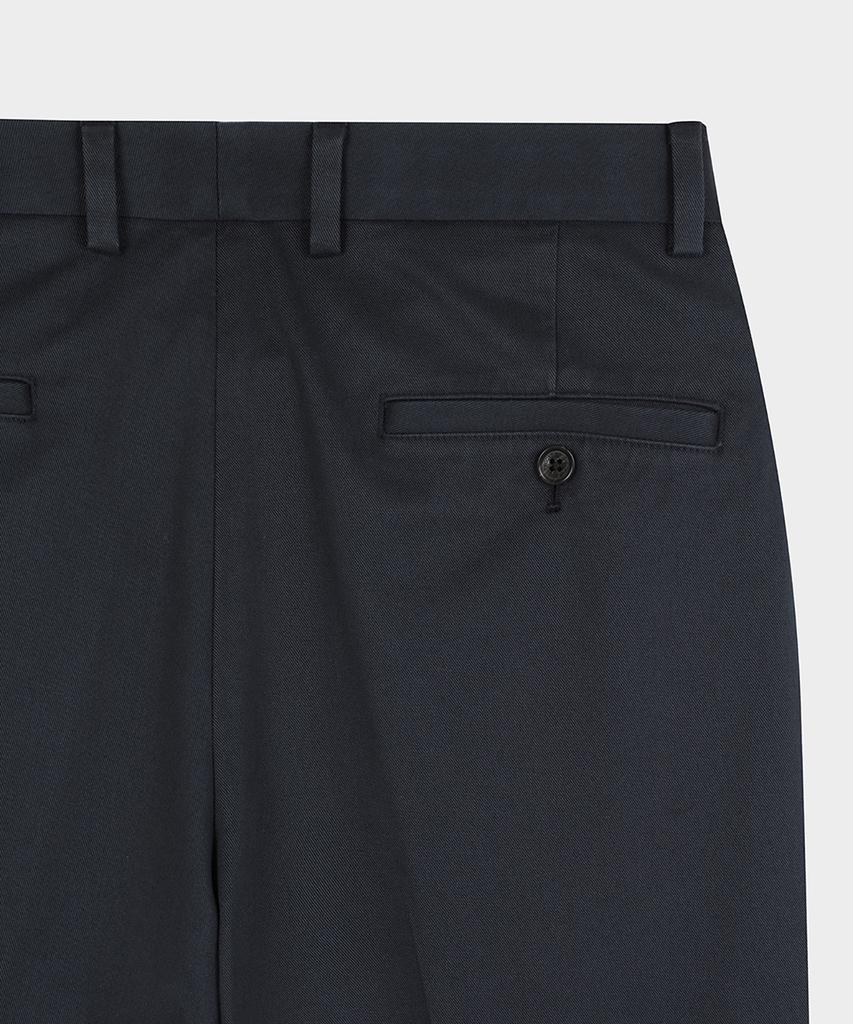 BROOKS BROTHERS Traditional Fit Heavyweight Advantage Chino (Navy) (Bbpcmm6681Q)