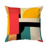 Colorful Abstract Geometry Cushions Pillowcase Printed Polyester 45X45Cm Throw Pillow Cover Decorative Sofa Cushion Pillowslip