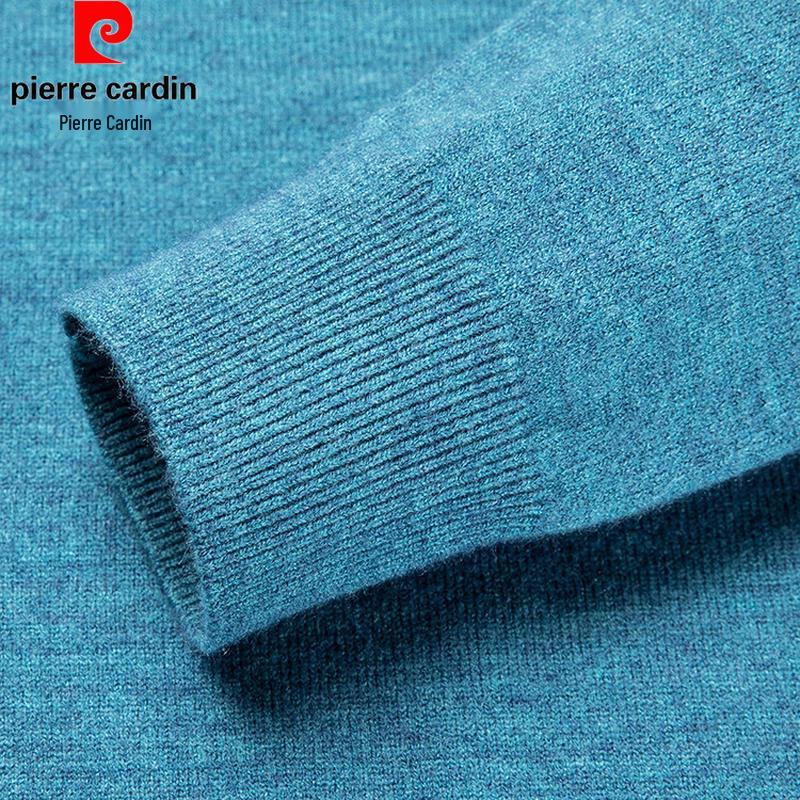 Pierre Cardin Men's Slim-Fit Semi-Turtleneck Wool Blend Sweater
