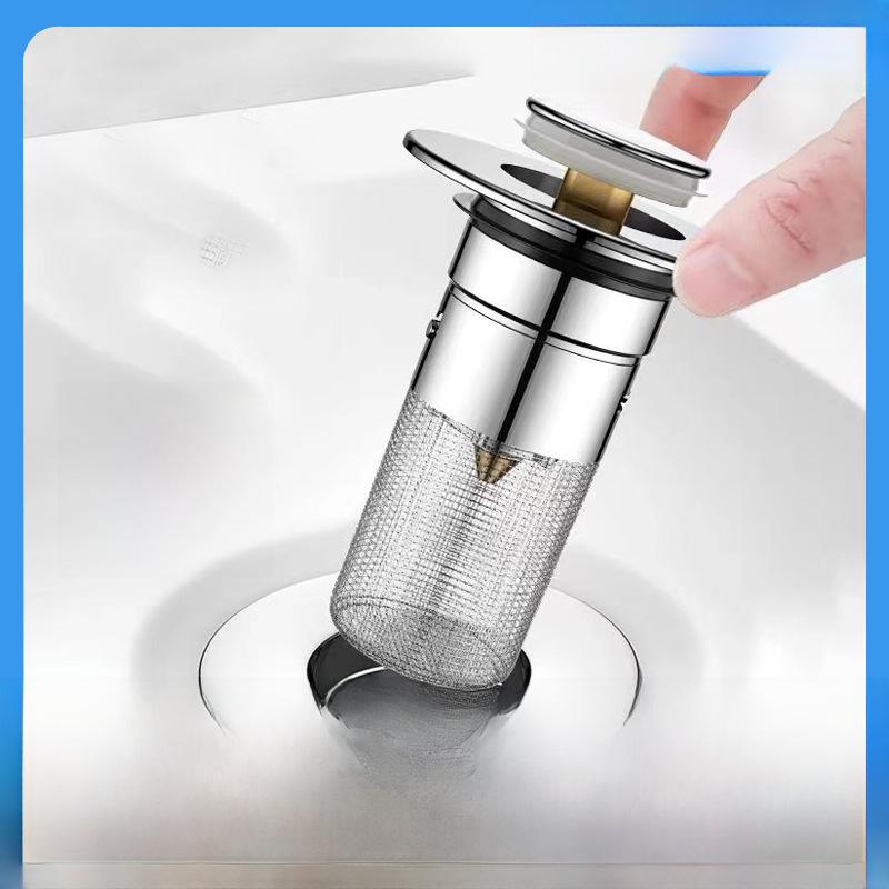 304 basin wash basin leak plug wash basin deodorant plug drain press filter bounce core seal(F36-Refined copper deodorant core)