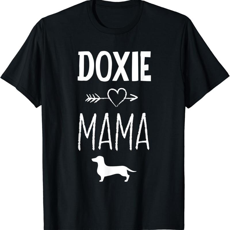 

Doxie Mama T Shirt Funny Dachshund Dog Lover GifT 5XL різнокольоровий