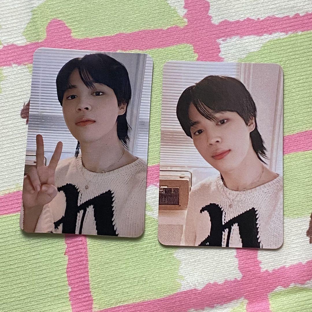 

[USED] BTS Jimin Universal Face Random Trading Cards (2 Cards)