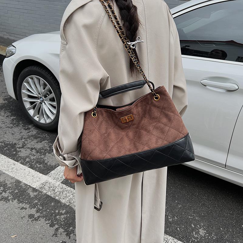 Korean Fashion Women's Large Capacity Versatile Crossbody Tote Bag