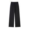 Women's High Waist Breathable Wide Leg Pants for Spring and Autumn - Elastic, Loose Fit, Sun Protection, Airy, Casual, Slimming Sportswear