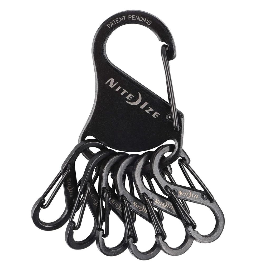 NITEIZE KeyRack Steel Black KRS-03-01 | Official Japanese Product | Durable Key Holder Clip