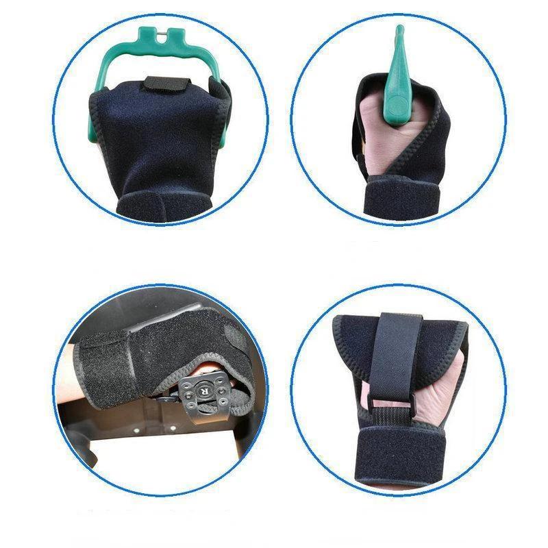Rehabilitation Finger Gloves Brace Breathable Anti-Slip Auxiliary Fixed Hand Fist Stroke Hemiplegia Patient Training PainRelieve