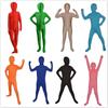 Invisible Black One-Piece Tights Costume with Face Cutout for Halloween Cosplay and Stage Performances