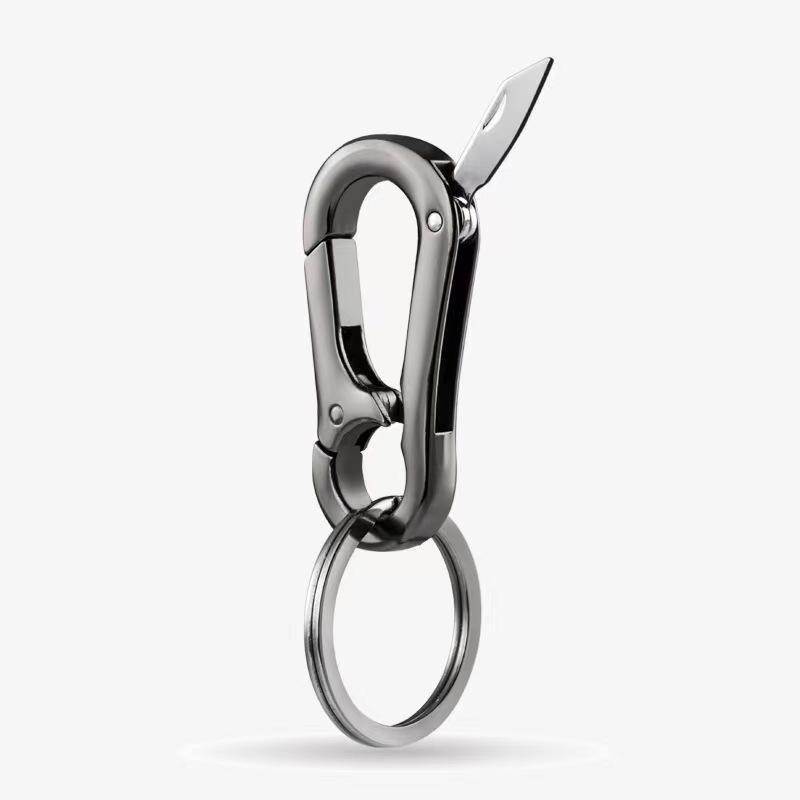 Personalized Multi-Functional Keychain: Knife, Bottle Opener, Waist Clip - Trendy and Creative