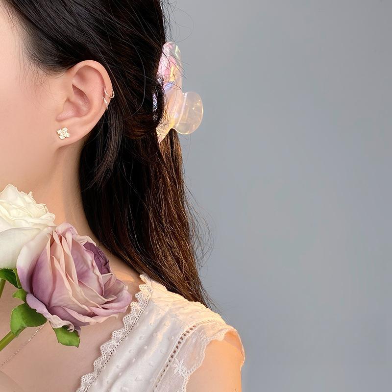 Exquisite Blumenohrringe für Damen mit elegantem Temperament und hochwertigem Design