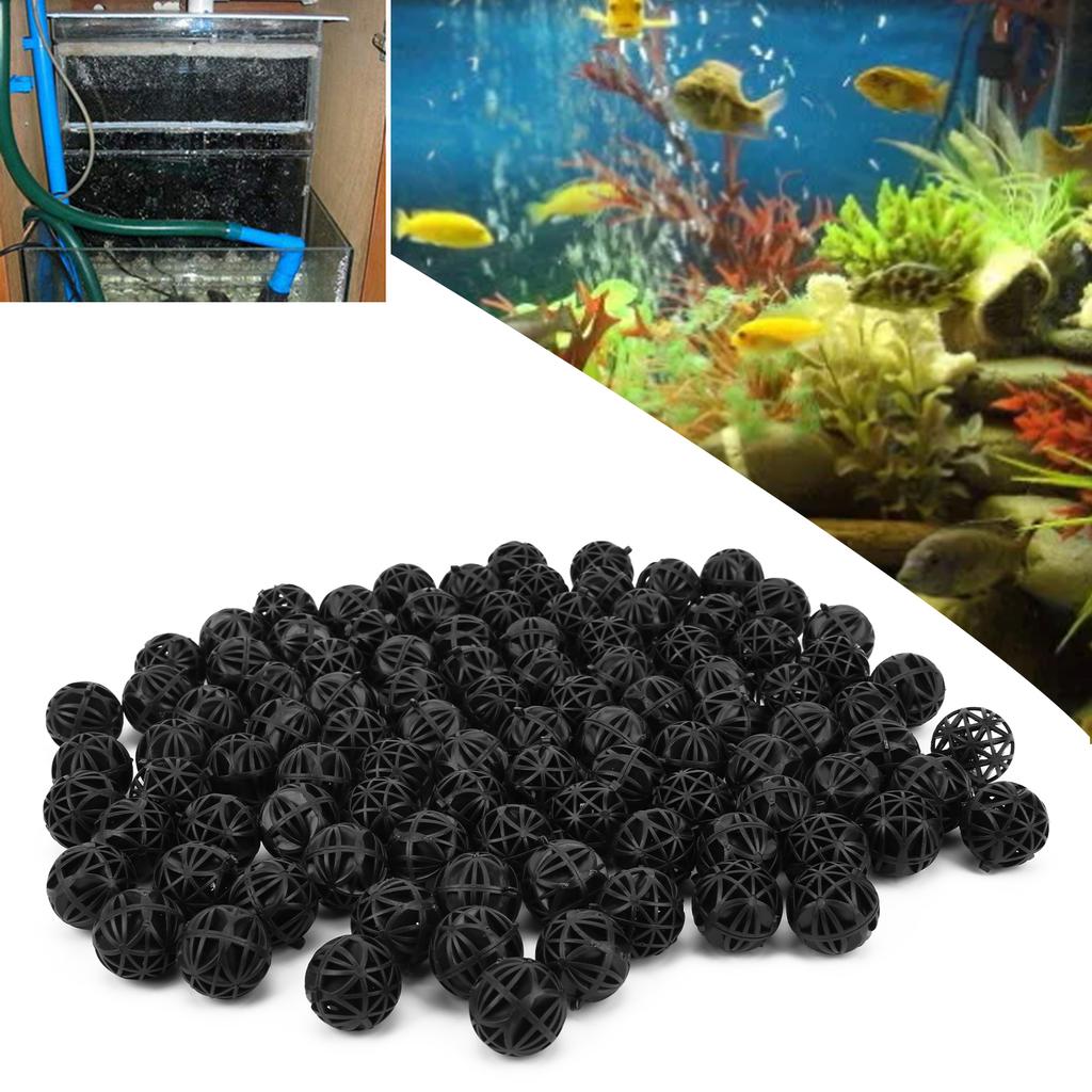Biochemische Bälle Professionelle Bakterienkultivierungsbälle für Aquarien Fischtanks 26mm / 1.0in 100