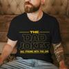 Retro Comfort The Dad Jokes Tshirt Fathers Day Shirt Funny Daddy Tees Papa Birthday Gift Cool Dad Crewneck Unisex Tshirts