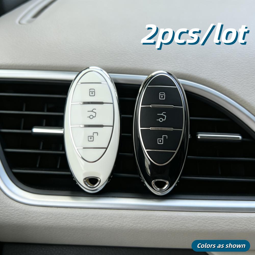 

2pcs/lot Car Key Case Covers for FAW BESTUNE T77 Pro T33 T55 T99 Remote Key Protector, only fit for the car key shown