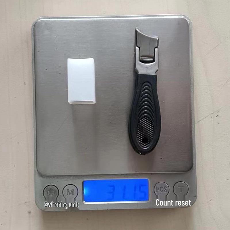 Large Anti-Splash Slanted Edge Nail Clippers for Precise Trimming