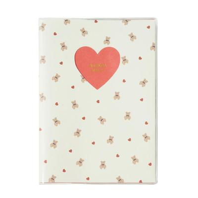 Planner Schedule March 2026 Monthly B6 Hole Heart Teddy Marks 2026, Book, Start, Block, Size, Bear, Ivory, 26SDR-CM02-IV