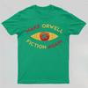 Machen Sie Orwell wieder zur Fiktion Geek T-Shirt Baumwolle Oversized Vintage Neue FrühlingSommer Kollektion Reguläre Passform Lässig