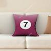 Billiard Pool Snooker Balls Number Pillow Cover Sofa Couch Cushion Case Home Living Room Decoration