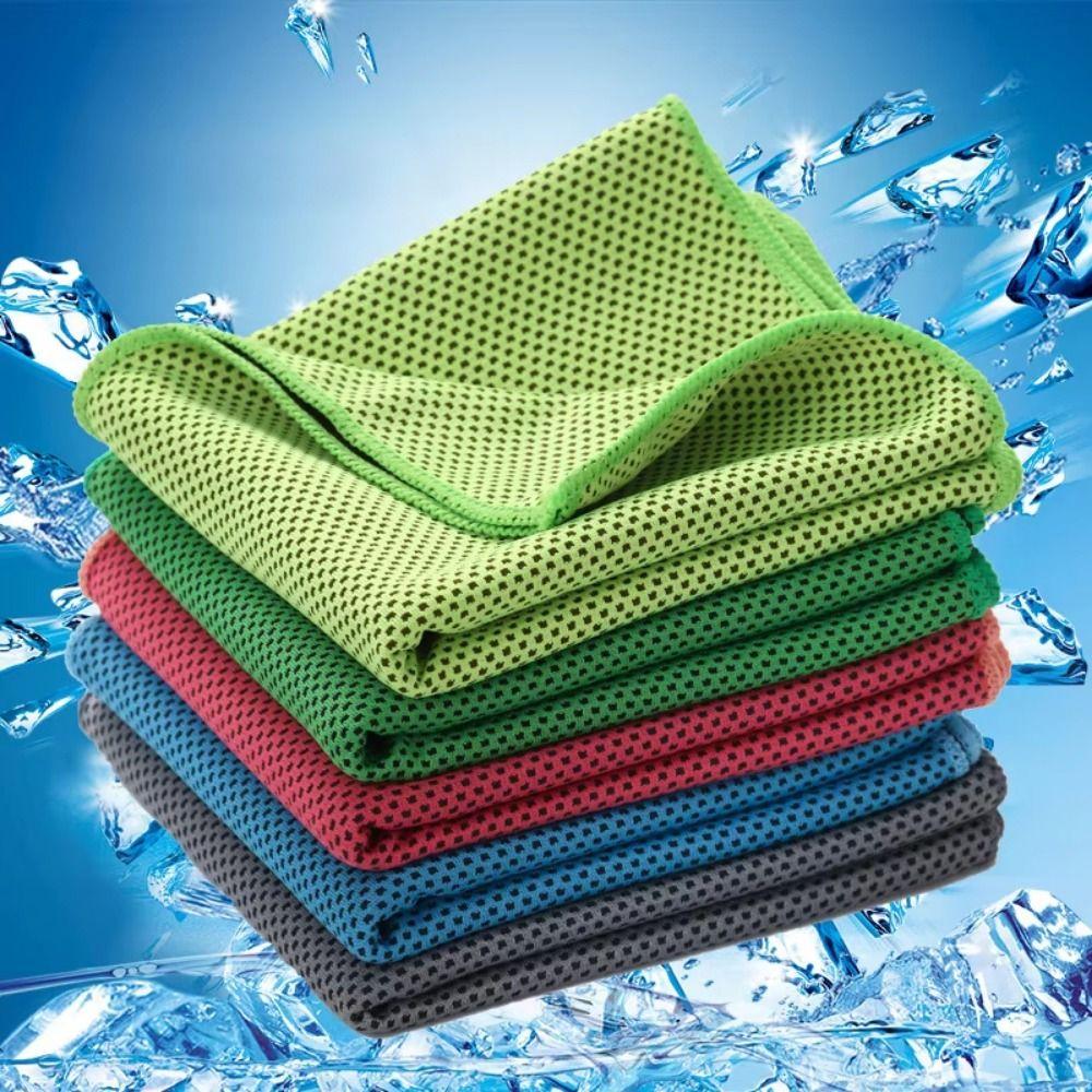 Mini Cold Sweat Absorbent Towel Portable Running Fitness Towel Outdoor Cooling Towel  Jogging