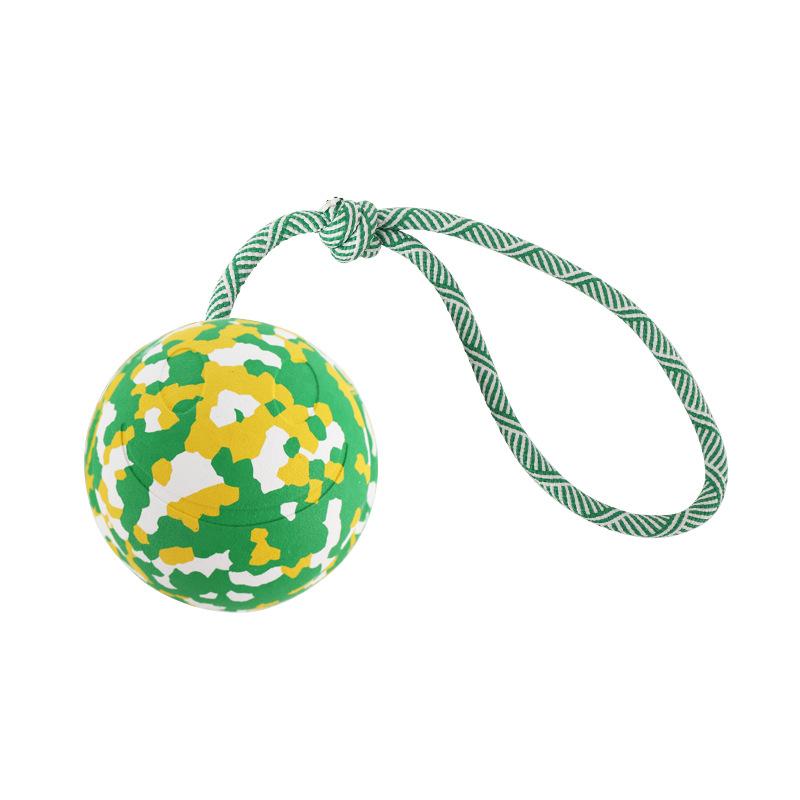 Colorful Interactive Pet Toy Balls, Bio-based Degradable Small Dog and Large Dog Elastic Balls