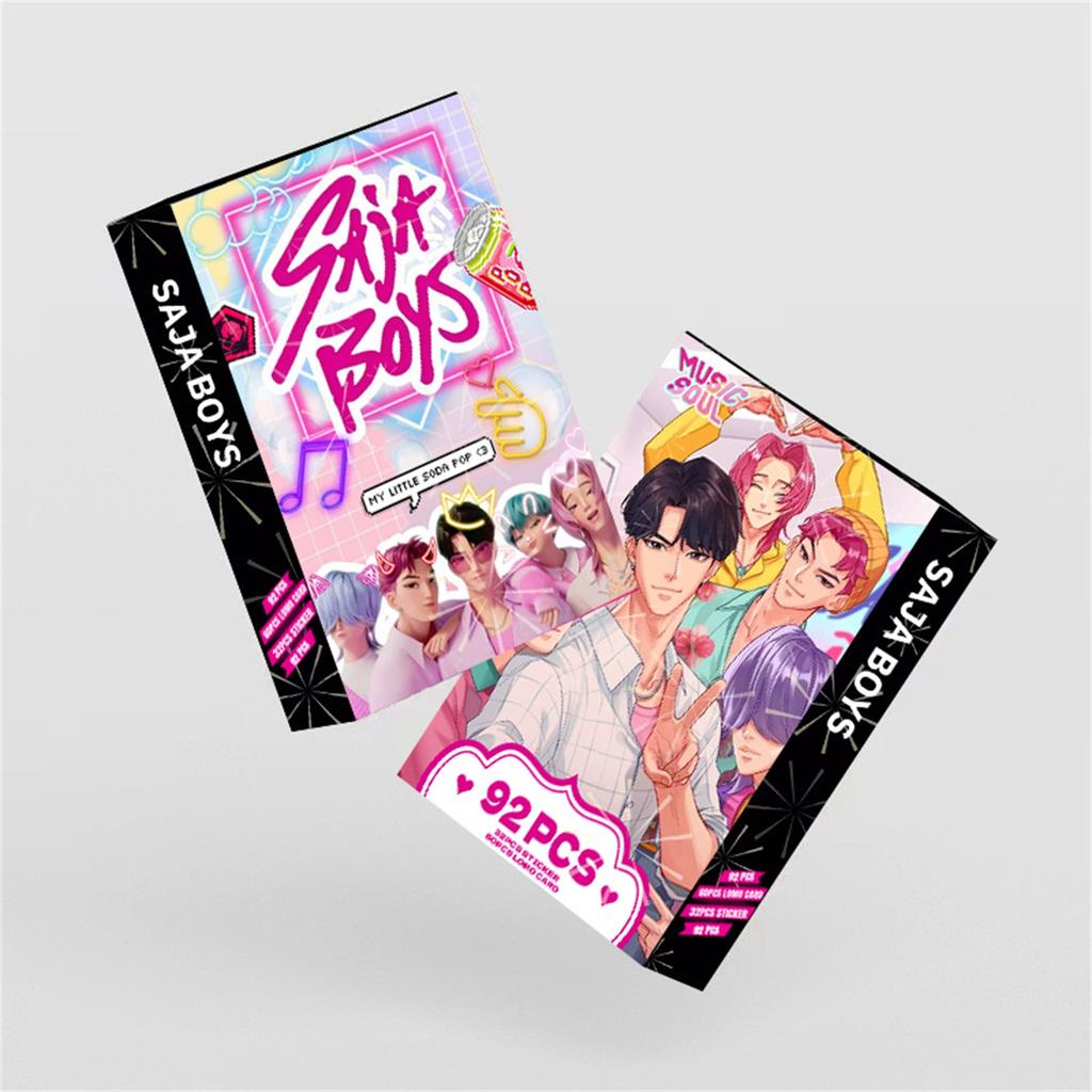 62 LOMO Cards 32 Stickers SAJA BOYS Shaka Men's Group Witch Hunting Women's Group Double-sided Small Card Saja Boys Photo Card Sticker Greeting Card