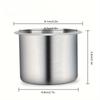 1pcs Car Cup Holder Stainless Steel Recessed Cup Drink Holder For Marine Boat Camper Truck RV Embedded Cup Beverage Rack